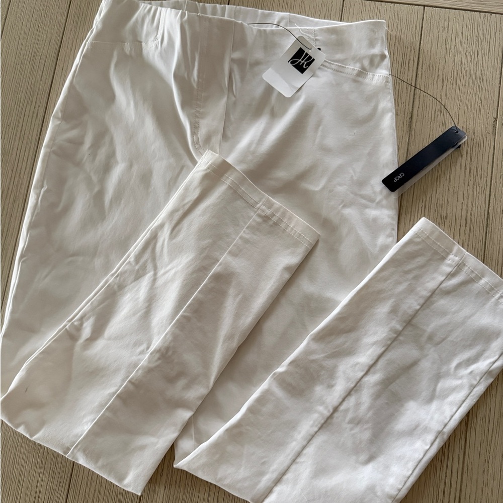 Joseph Ribkoff White Crop Pants size 8 NWT